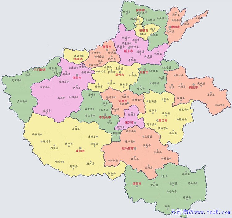 河南省地圖www.tjhylb.cn